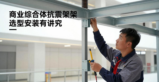 商业综合体抗震支架 选型安装有讲究